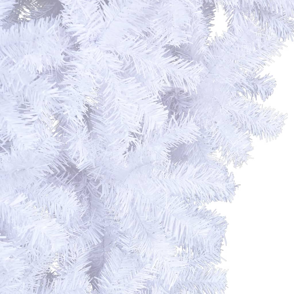 vidaXL Künstlicher Weihnachtsbaum mit Ständer Umgekehrt Weiß 180 cm