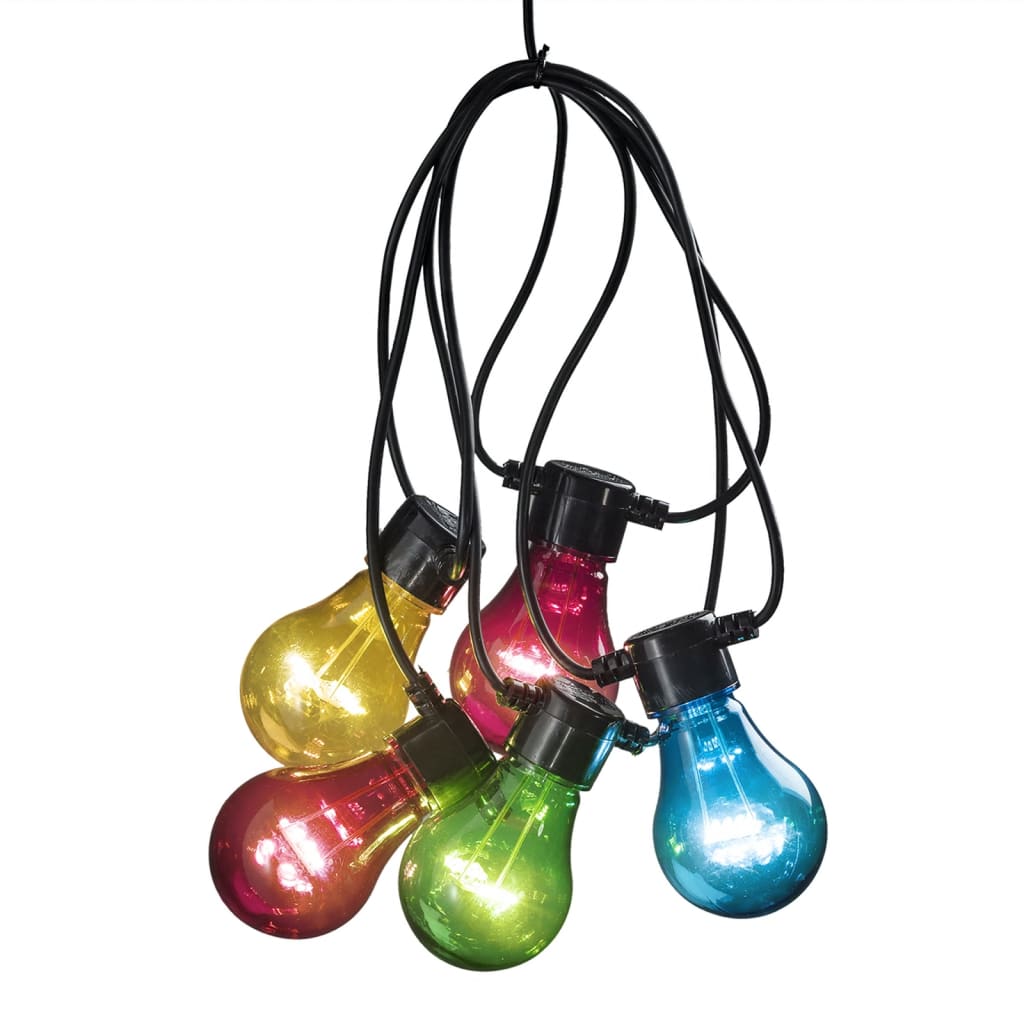KONSTSMIDE Party-Lichterkette mit 20 Lampen Mehrfarbig