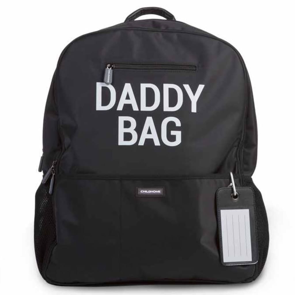CHILDHOME Wickelrucksack Daddy Bag 40×20×47 cm Schwarz