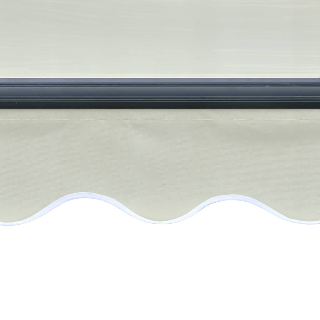 vidaXL Einziehbare Markise mit Windsensor & LED 300x250cm Creme