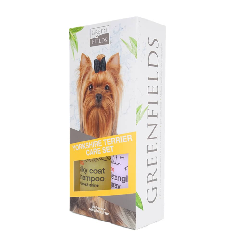 Greenfields Yorkshire Hundeshampoo und Spray Set 2x250 ml