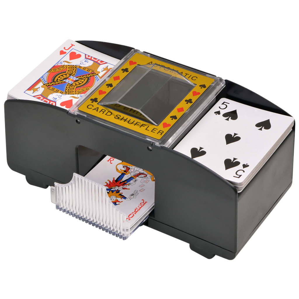 vidaXL Kombiniertes Poker/Blackjack Set mit 600 Laserchips Aluminium