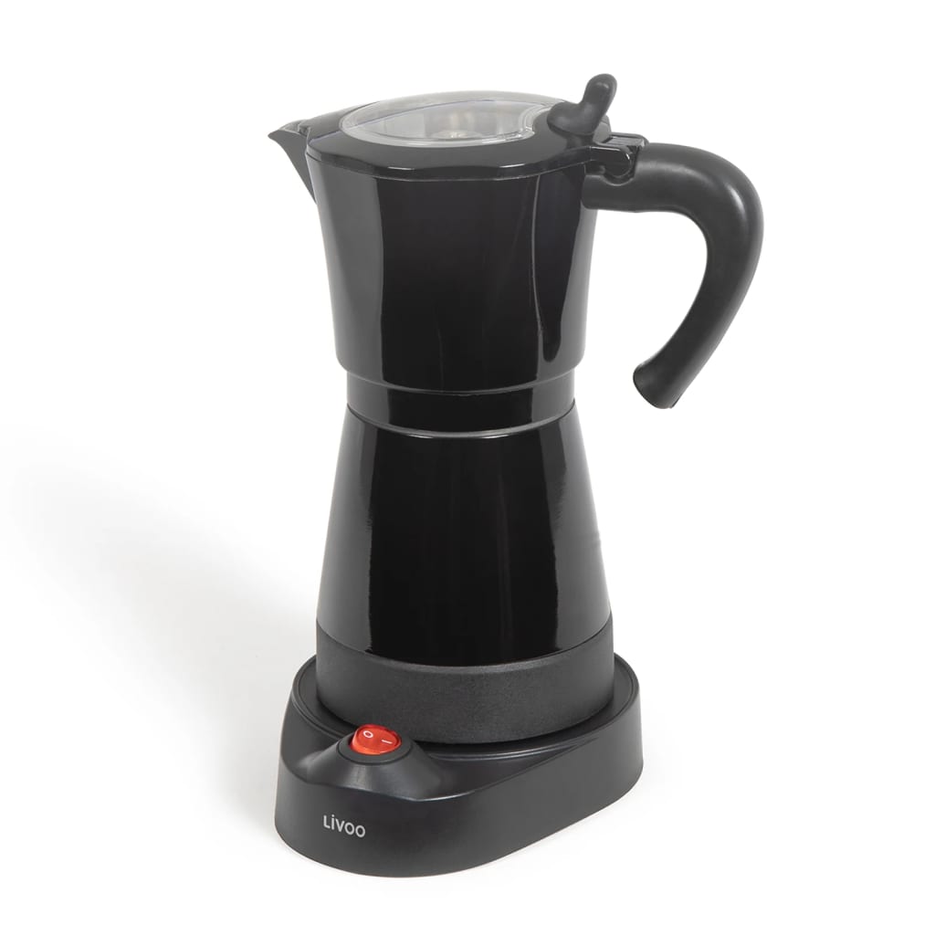 Livoo Elektrische Kaffeemaschine Mokka 0,3 L 480 W Schwarz