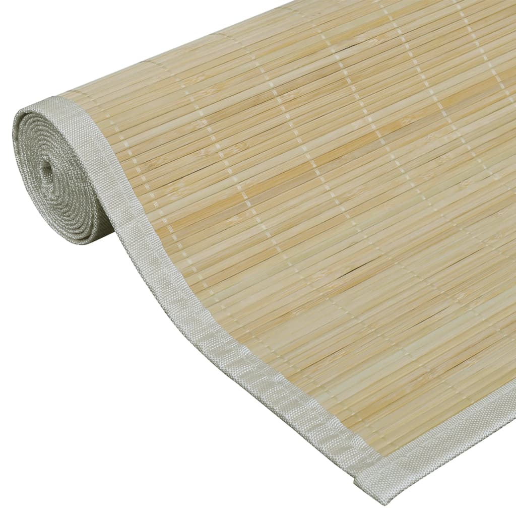 Teppich Bambus Natur Rechteckig 80x200 cm