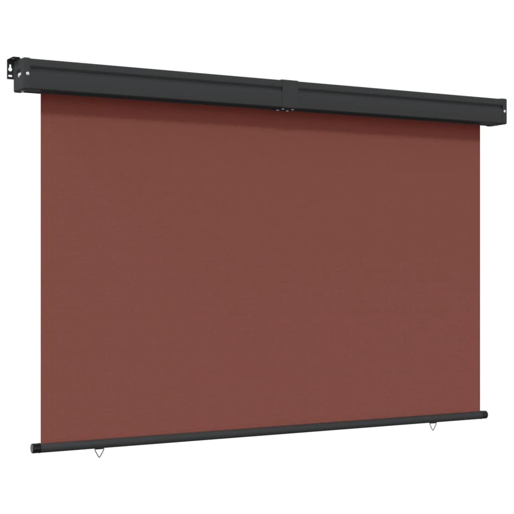 vidaXL Balkon-Seitenmarkise 160 × 250 cm Braun