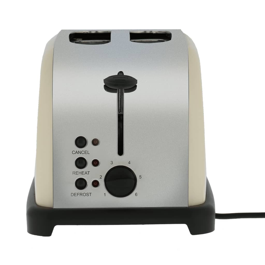 Mestic Toaster MBR-80 Retro 920 W Creme und Schwarz