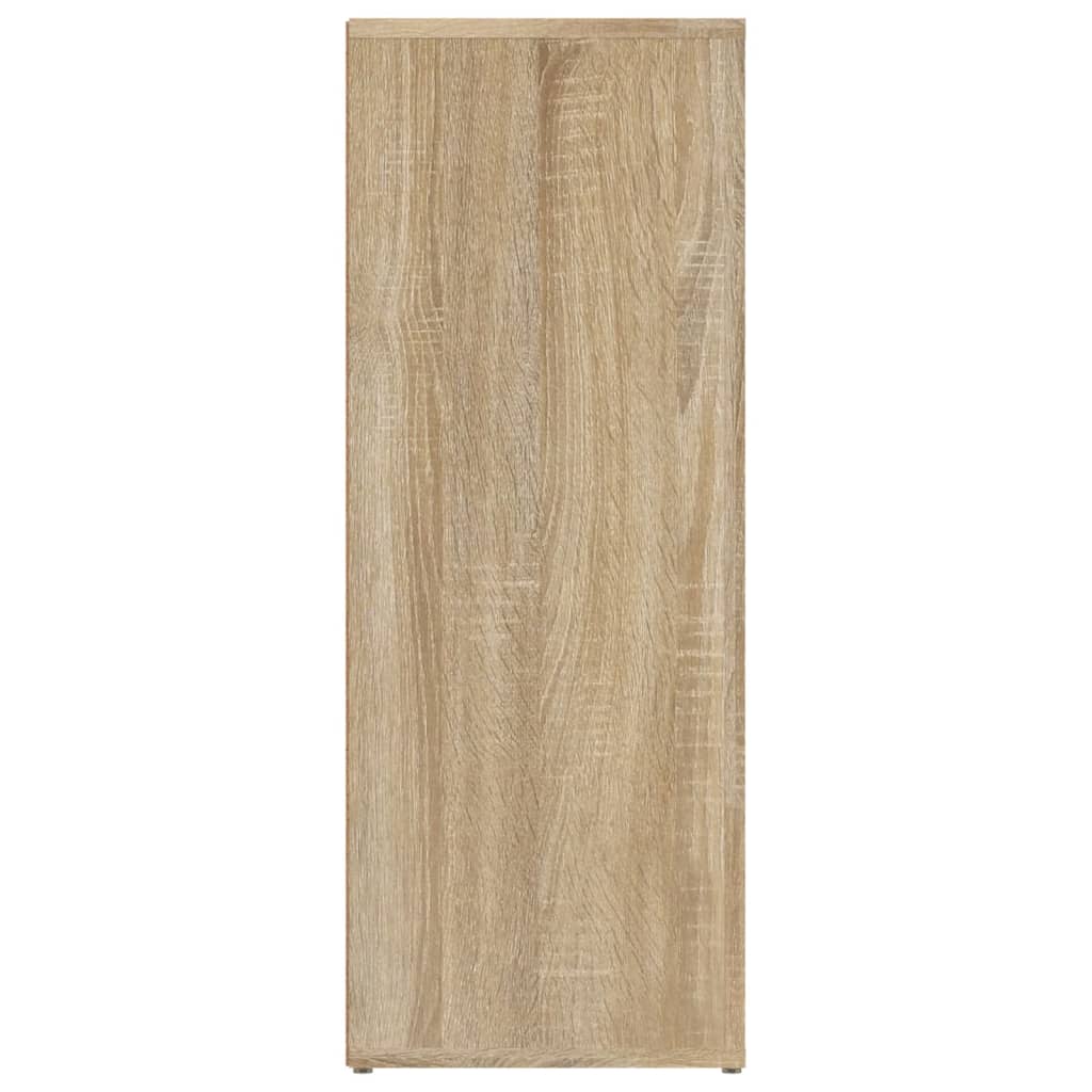 vidaXL Sideboard Sonoma-Eiche 80x30x80 cm Holzwerkstoff