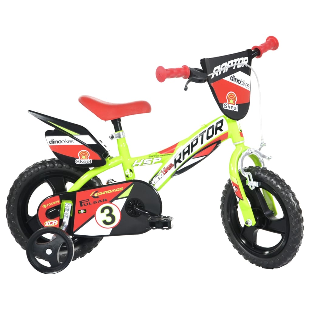 Dino Bikes Kinderfahrrad Raptor Neongelb 12"