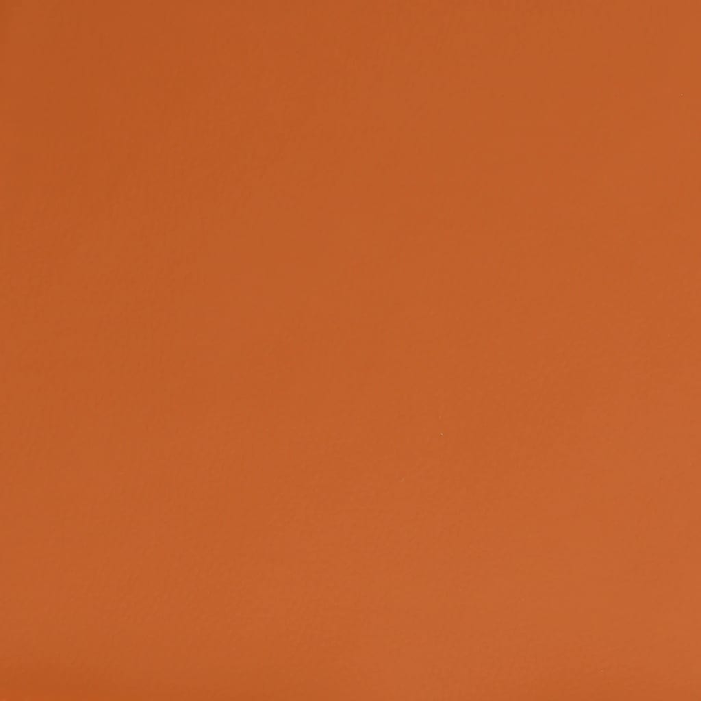 vidaXL Fußhocker Creme/Orange 45x29,5x35 cm Stoff und Kunstleder