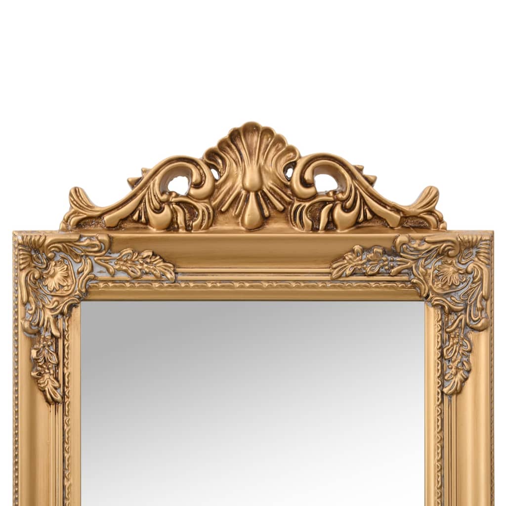 vidaXL Standspiegel Golden 40x160 cm