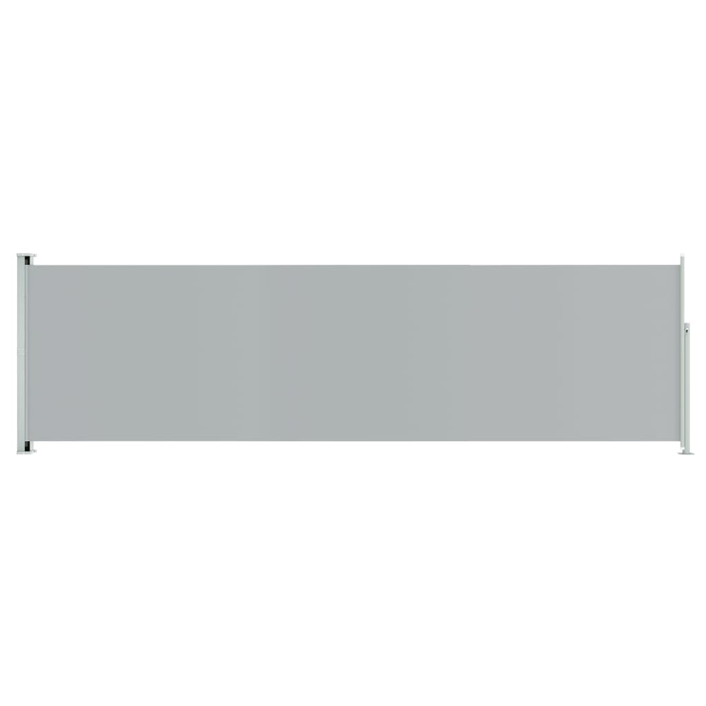 vidaXL Seitenmarkise Ausziehbar 180x600 cm Grau