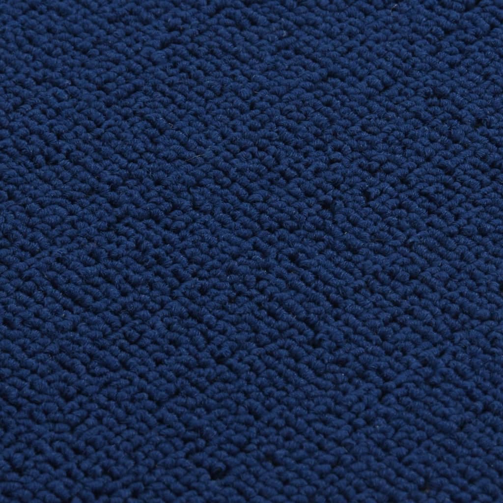 vidaXL Antirutsch Stufenmatten 15 Stk. 60x25 cm Marineblau Rechteckig