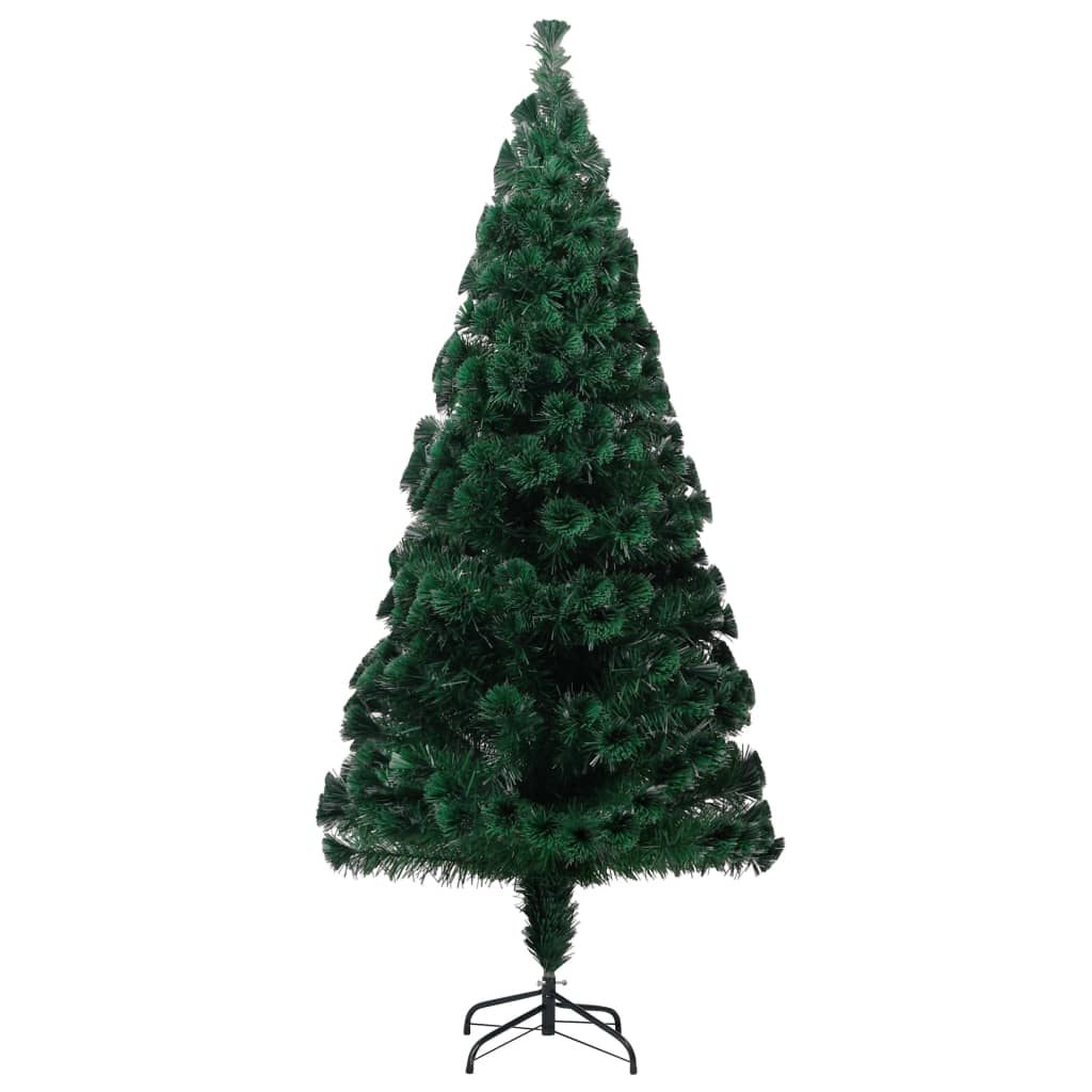vidaXL Künstlicher Weihnachtsbaum mit Ständer Grün 240 cm Glasfaser
