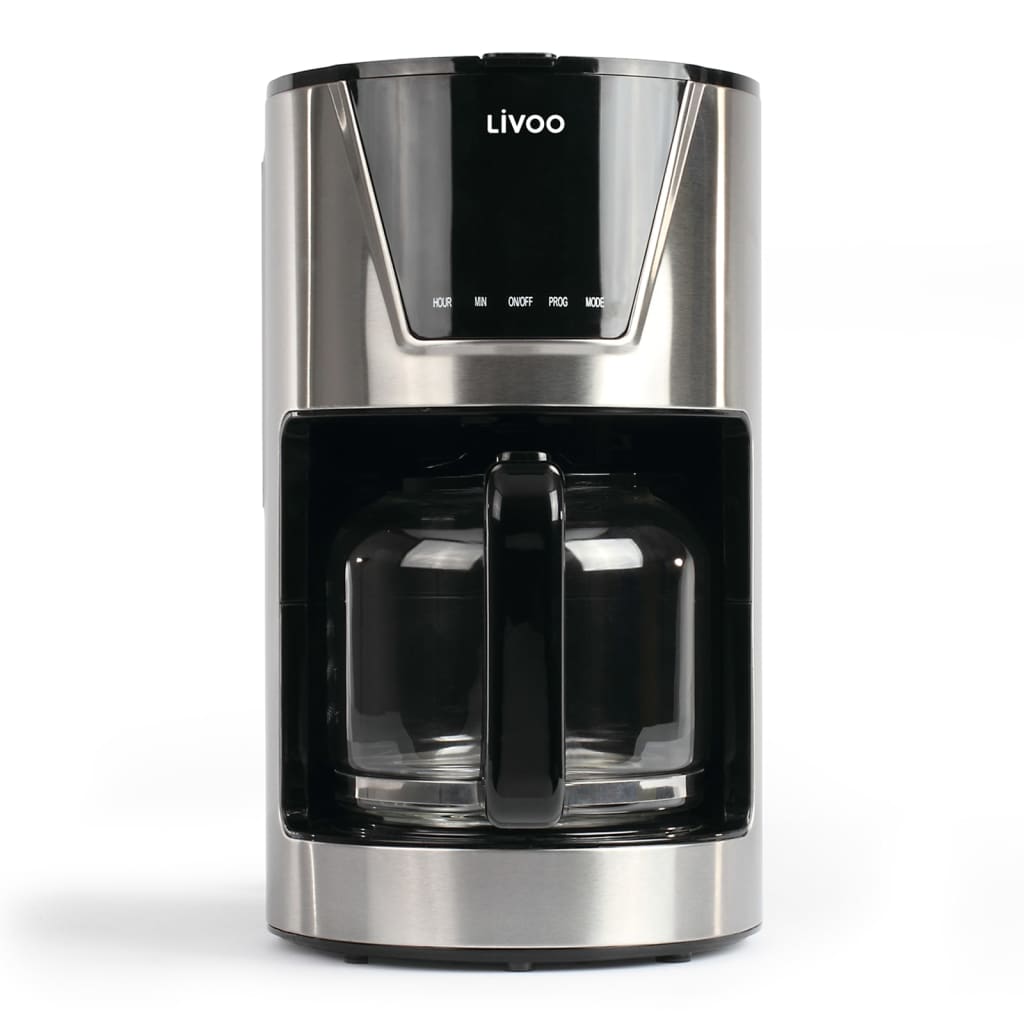 Livoo Kaffeemaschine Programmierbar 1,5 L 900 W Schwarz