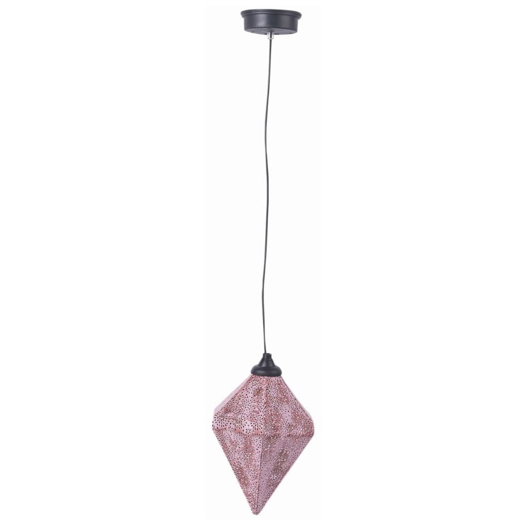 Luxform Solare LED-Garten-Hängeleuchte Tyana Orientalisch Rosa