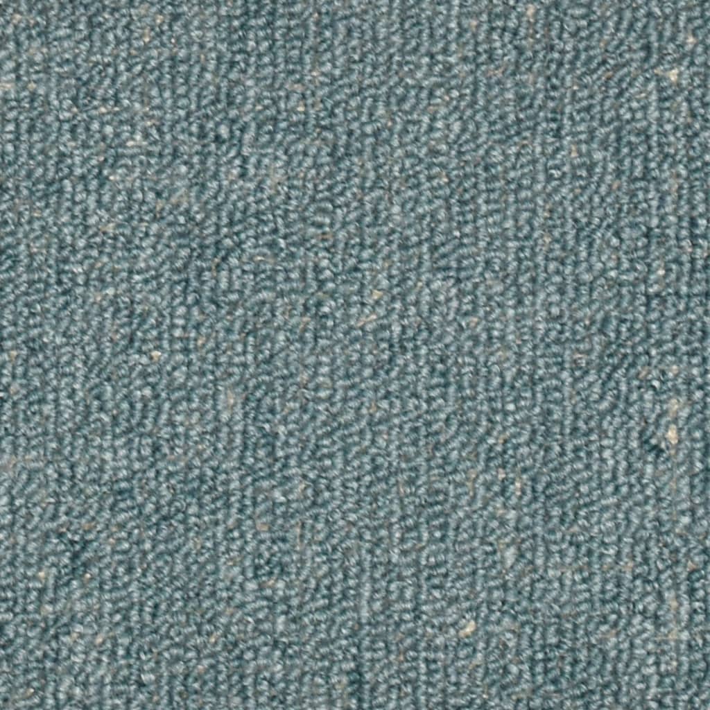 vidaXL Treppenmatten 15 Stk. Blau 56x17x3 cm